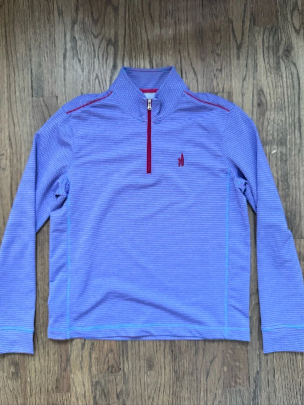 johnnie-O Striped Quarter-Zip Pullover Boys size 12